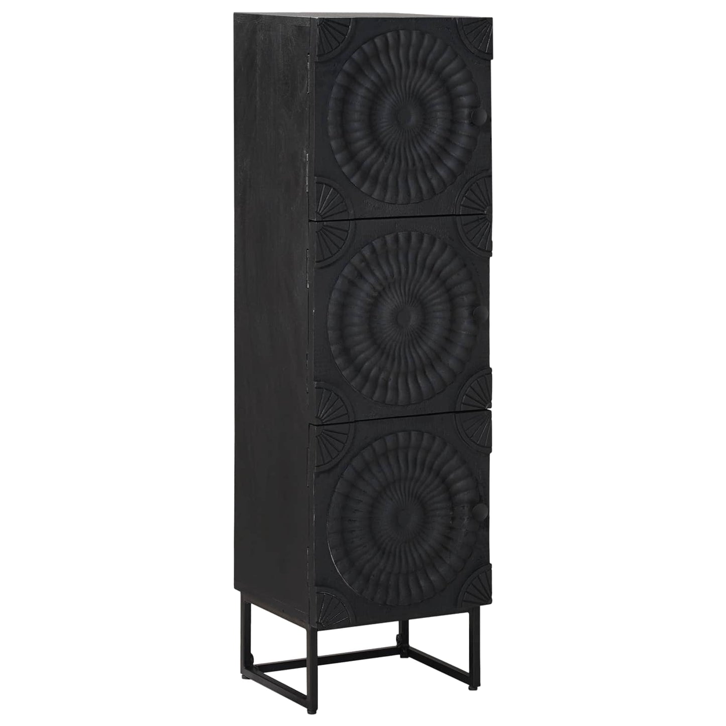 vidaXL Highboard Black 35 x 30 x 120 cm 3