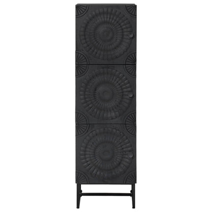 vidaXL Highboard Black 35 x 30 x 120 cm 5