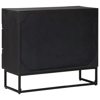 vidaXL Drawer Cabinet Black 75 x 30 x 65 cm 5