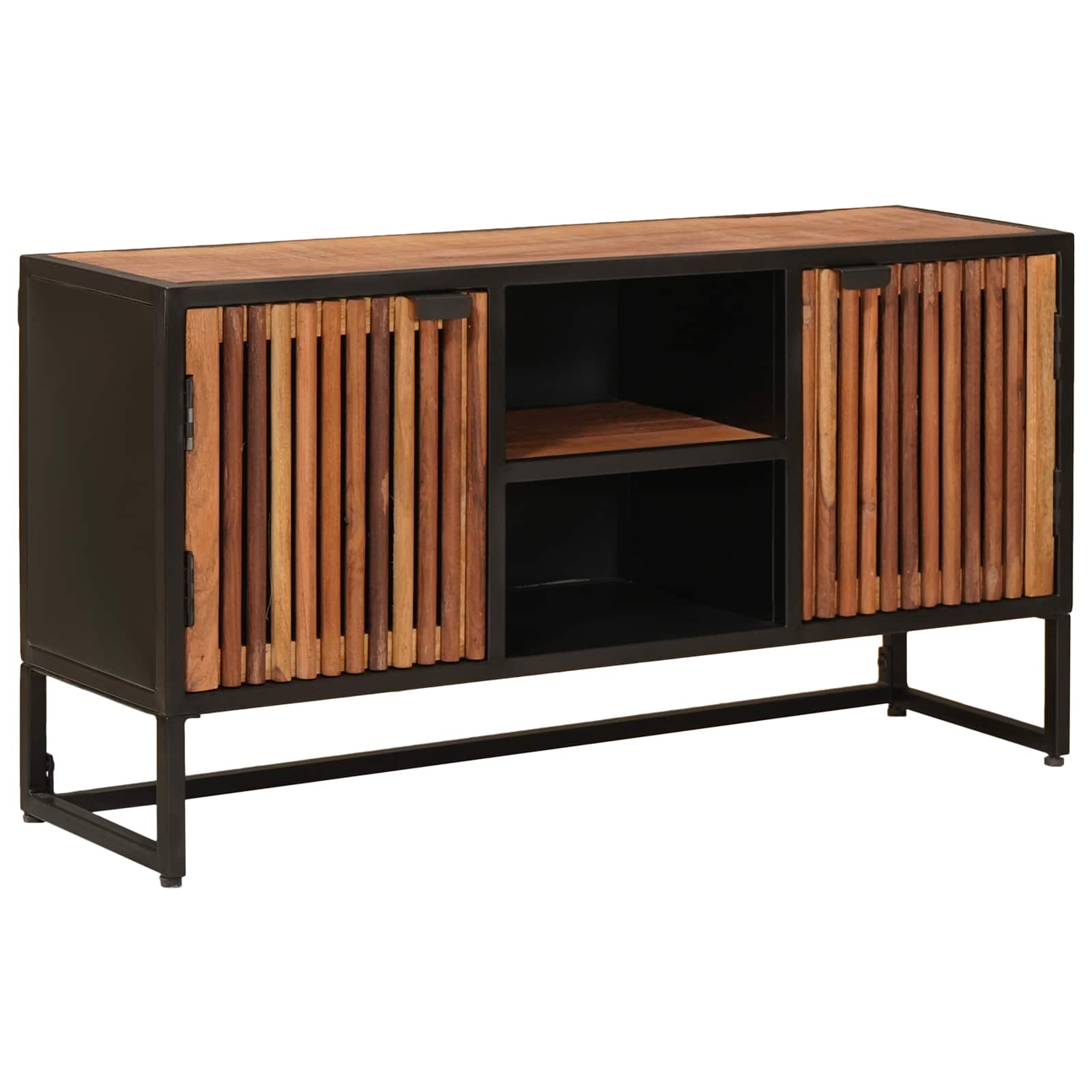 vidaXL Sideboard 105 x 30 x 55 cm Solid Mango Wood and Engineered Wood 2