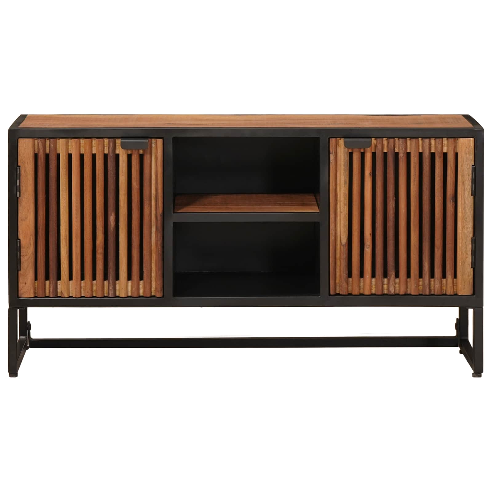 vidaXL Sideboard 105 x 30 x 55 cm Solid Mango Wood and Engineered Wood 6