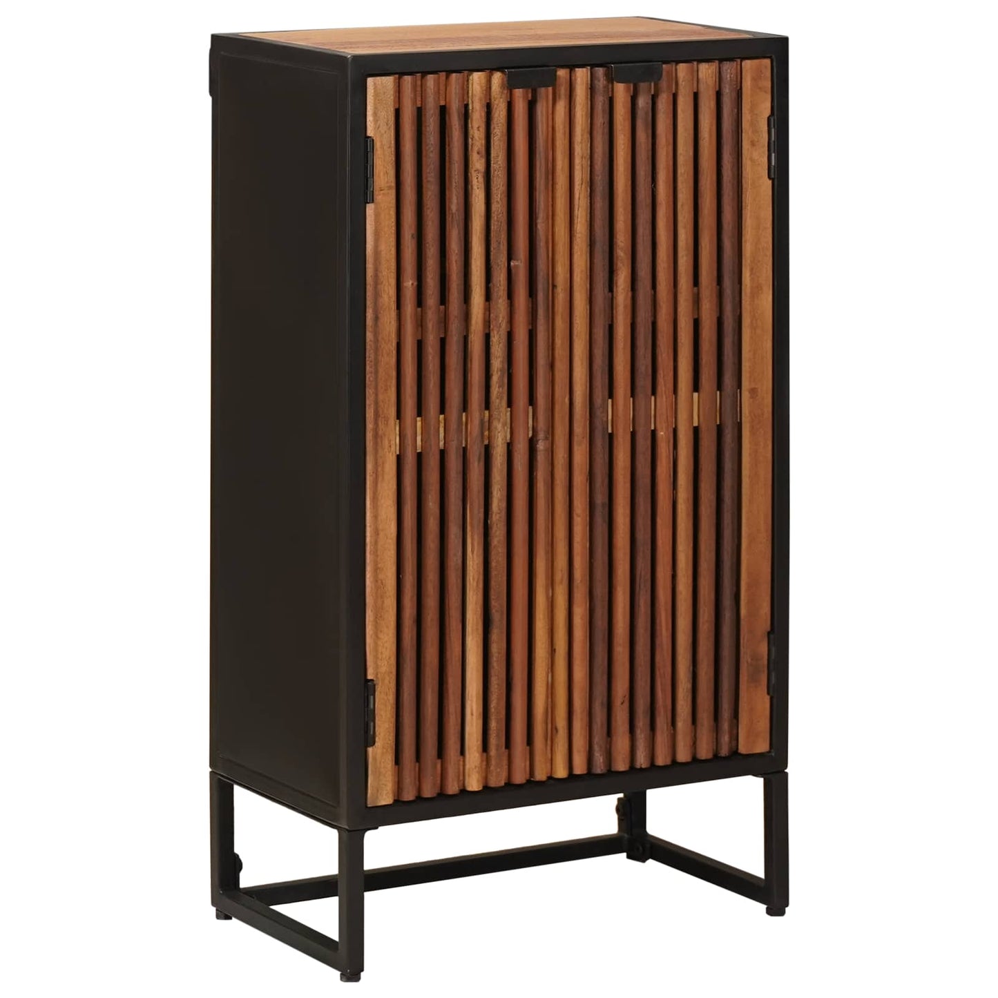 vidaXL Highboard 53 x 30 x 95 cm Solid Mango Wood and Engineered Wood 3