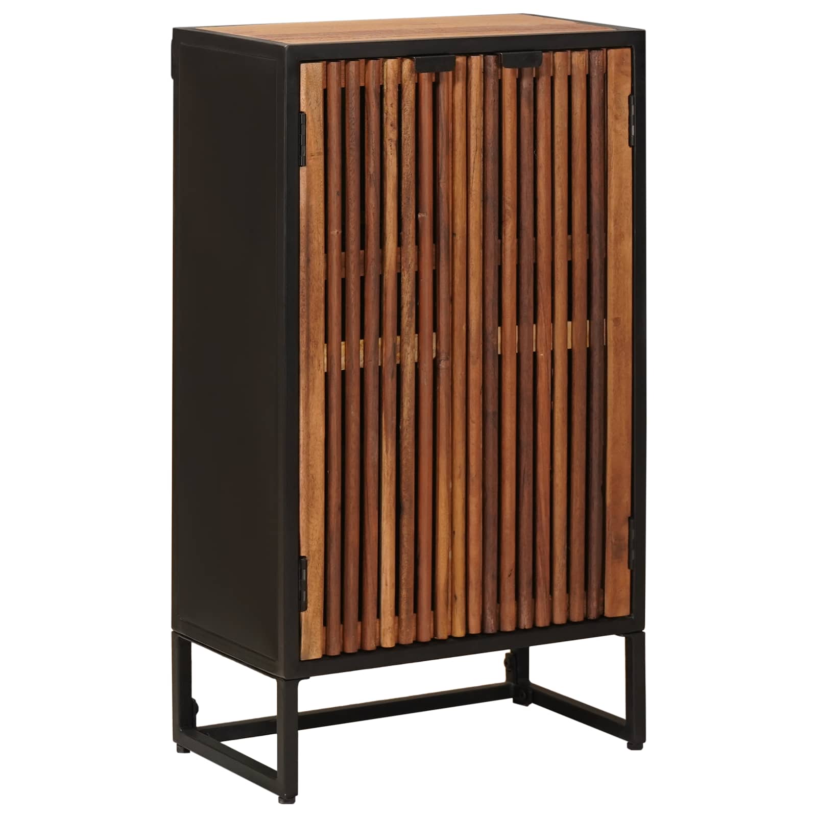 vidaXL Highboard 53 x 30 x 95 cm Solid Mango Wood and Engineered Wood 3
