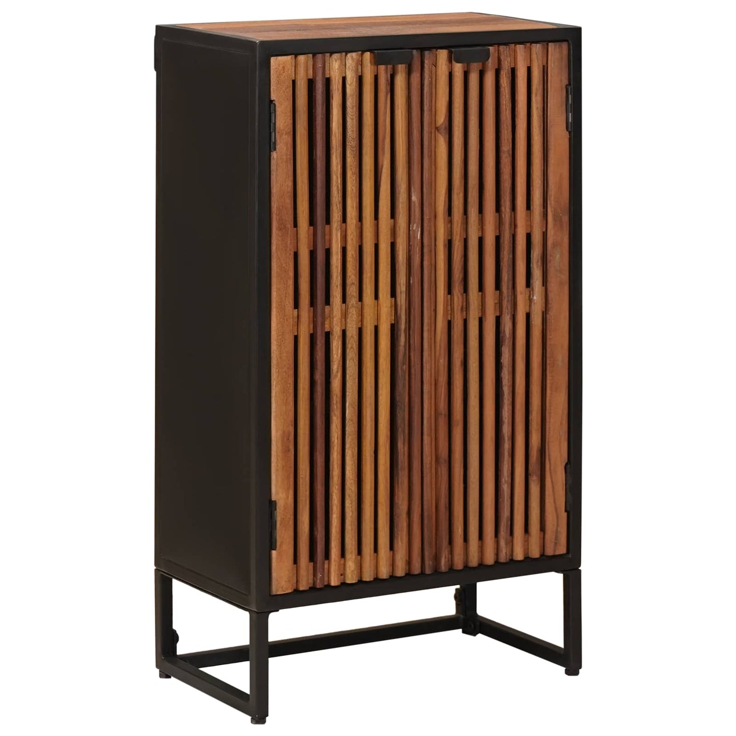 vidaXL Highboard 53 x 30 x 95 cm Solid Mango Wood and Engineered Wood 4