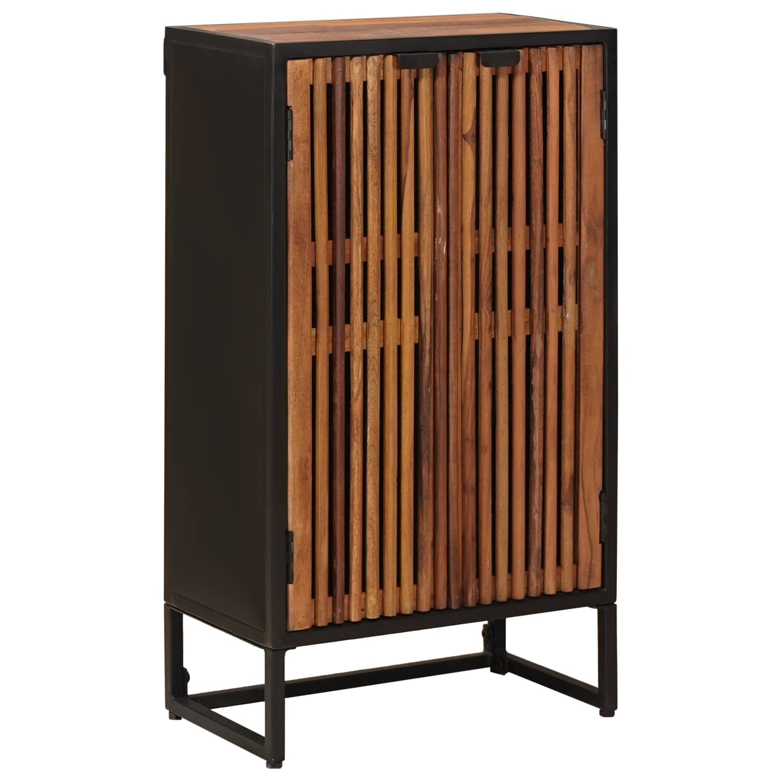 vidaXL Highboard 53 x 30 x 95 cm Solid Mango Wood and Engineered Wood 4
