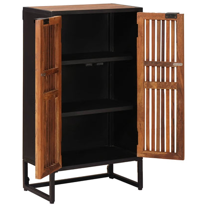 vidaXL Highboard 53 x 30 x 95 cm Solid Mango Wood and Engineered Wood 5