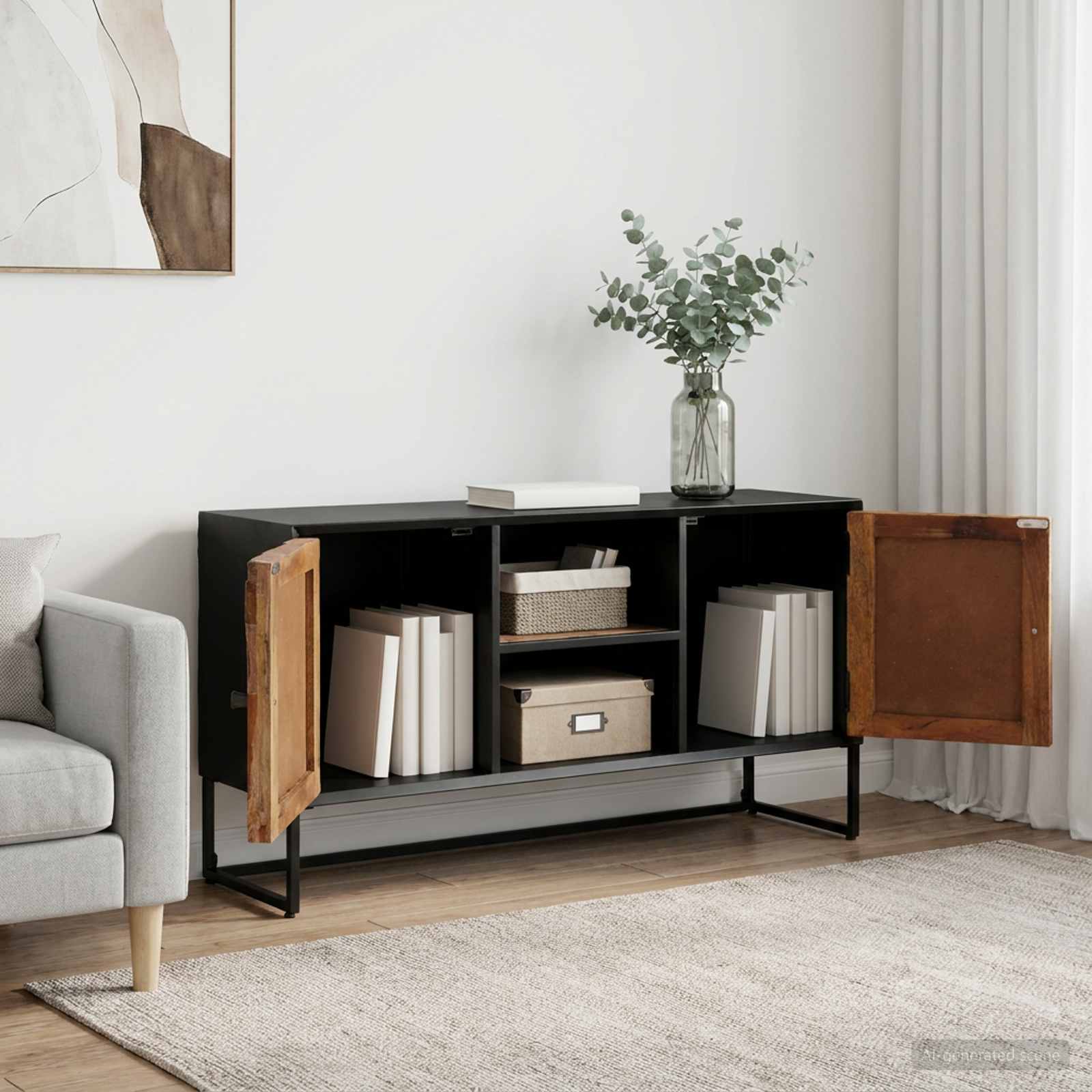 vidaXL Sideboard 105 x 30 x 55 cm 1