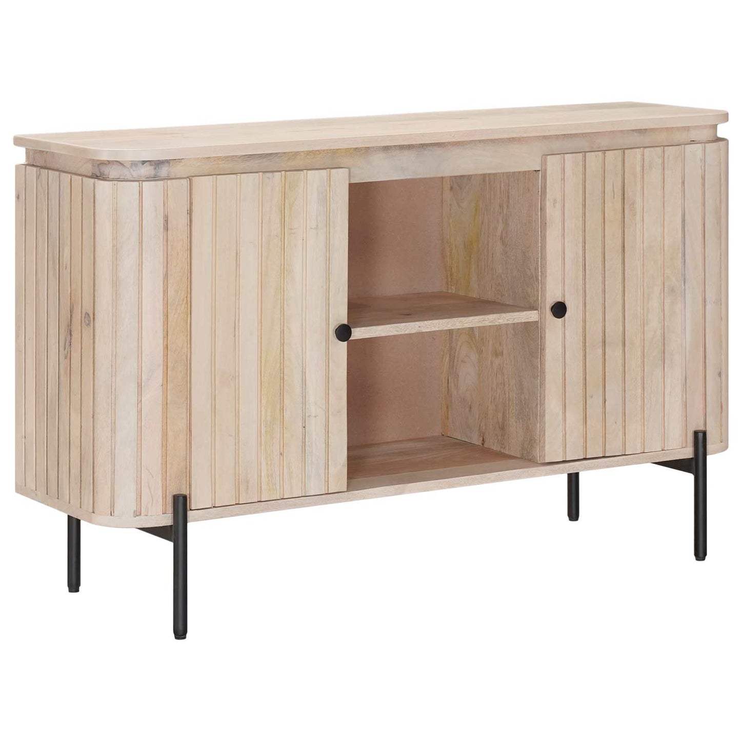 vidaXL Sideboard 105 x 30 x 65 cm Solid Mango Wood and Engineered Wood 1