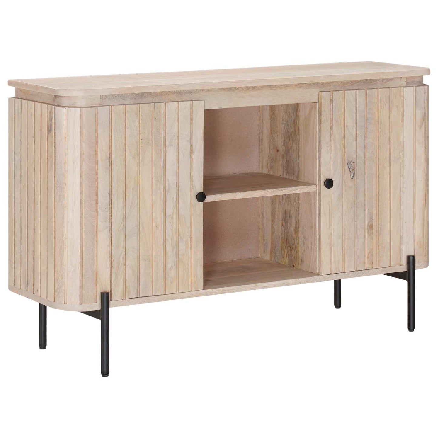 vidaXL Sideboard 105 x 30 x 65 cm Solid Mango Wood and Engineered Wood 3