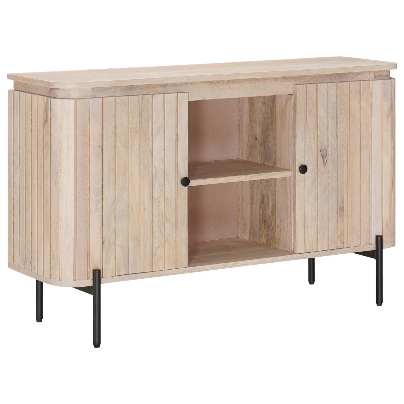 vidaXL Sideboard 105 x 30 x 65 cm Solid Mango Wood and Engineered Wood 3