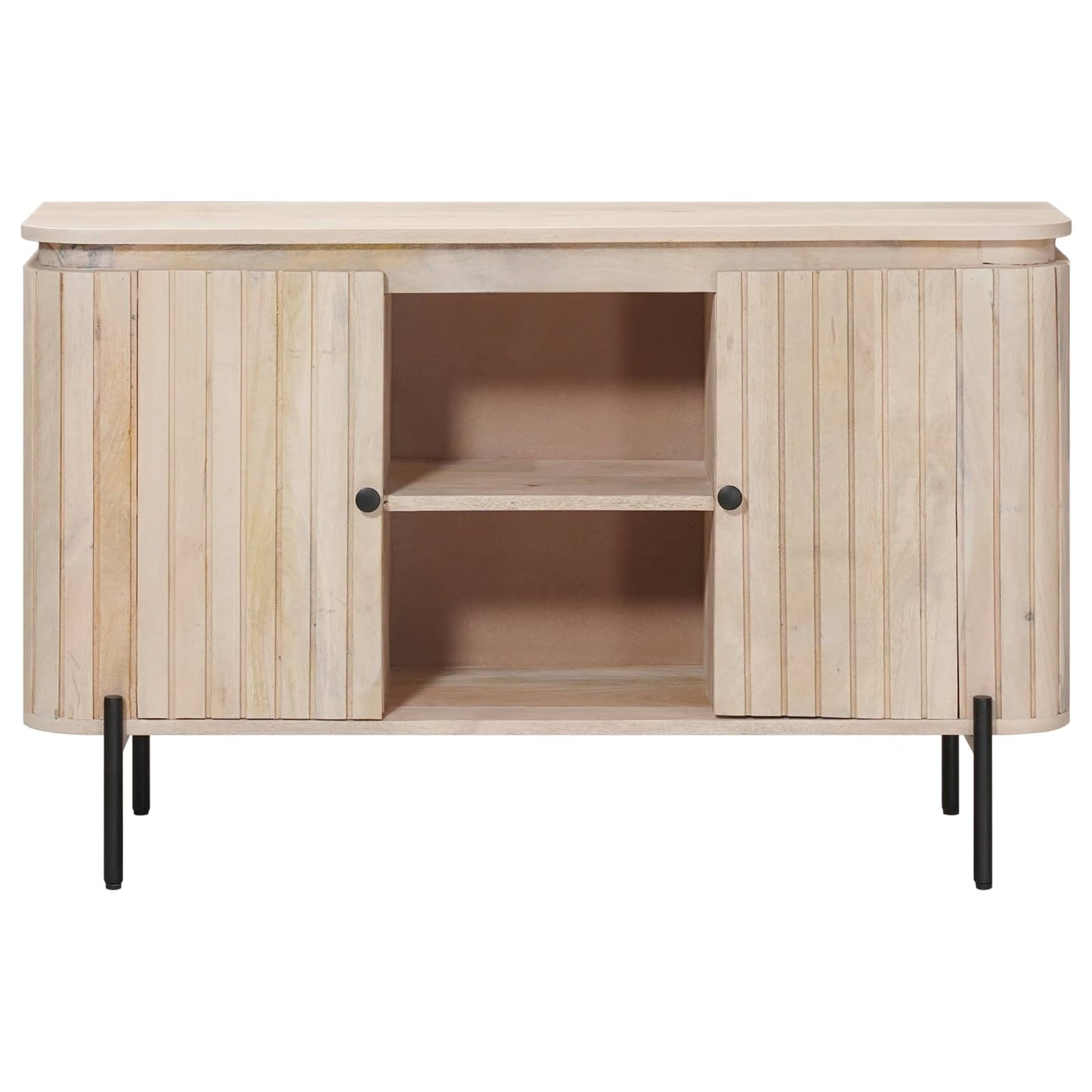 vidaXL Sideboard 105 x 30 x 65 cm Solid Mango Wood and Engineered Wood 5
