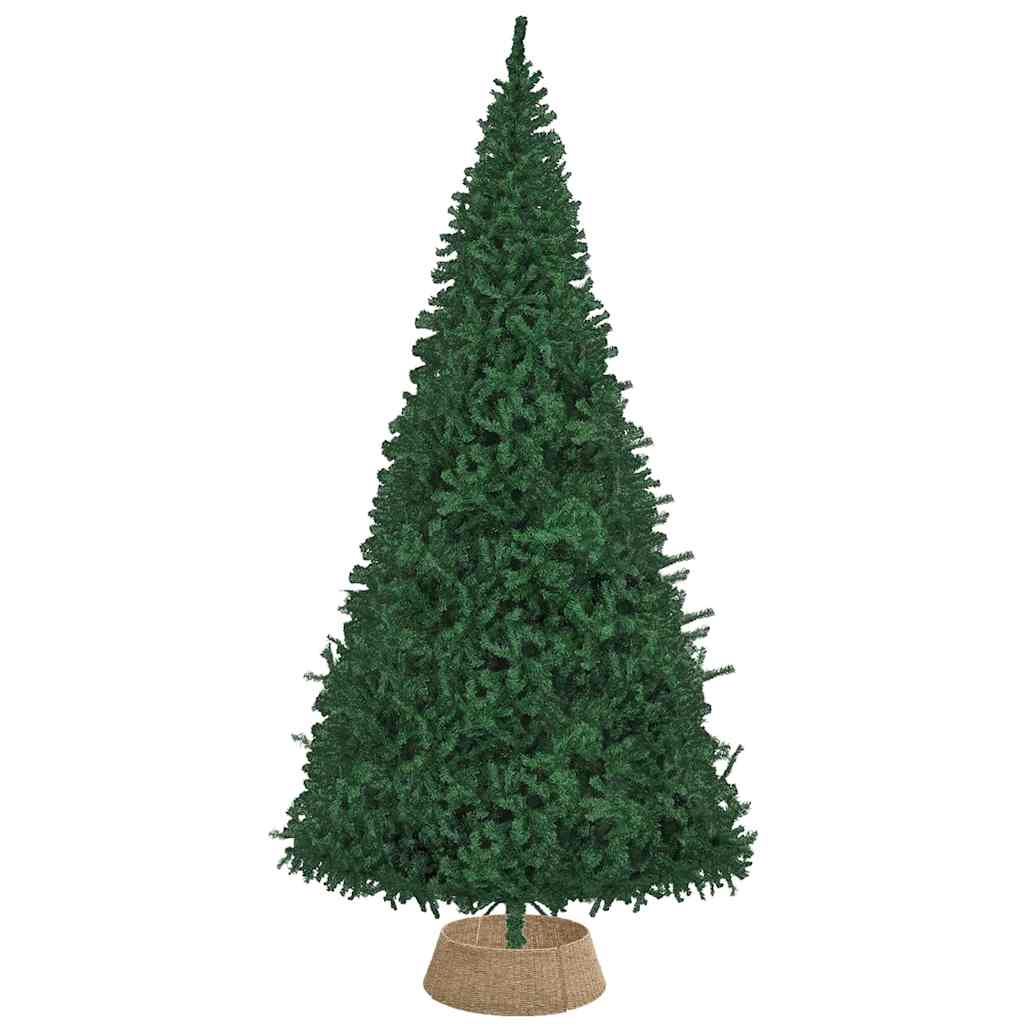 vidaXL Christmas Tree Collar Round Natural Dia. 90 x 28 cm Seagrass 3