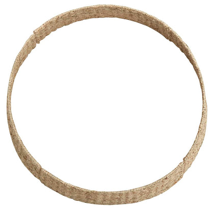 vidaXL Christmas Tree Collar Round Natural Dia. 90 x 28 cm Seagrass 4