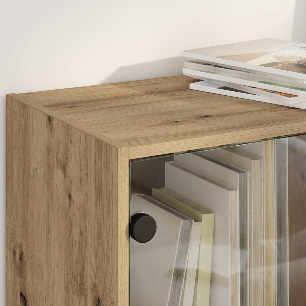 vidaXL Highboard 2 pcs Artisan Oak 68 x 37 x 142 cm Engineered Wood 4