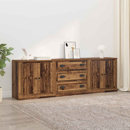 vidaXL Sideboards 3 pcs Engineered Wood