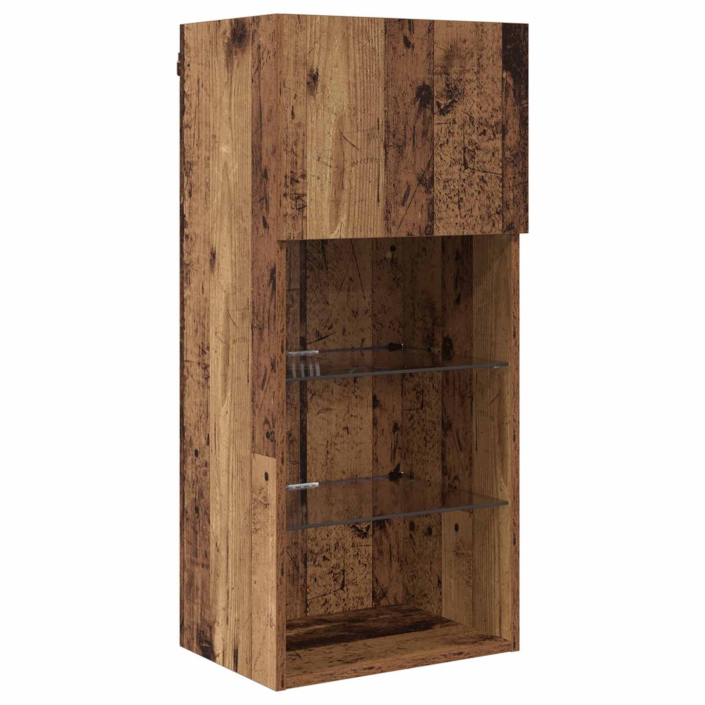 vidaXL TV Wall Units 6 pcs Black Oak Engineered Wood 6
