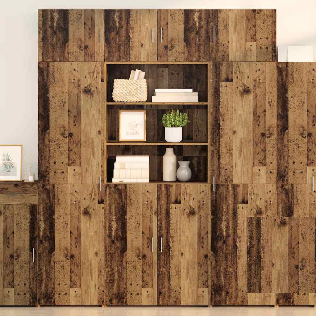 vidaXL Storage Cabinet 80 x 42.5 x 225 cm Engineered Wood