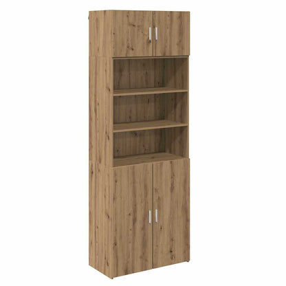 vidaXL Storage Cabinet Artisan Oak 80 x 42.5 x 225 cm Engineered Wood 5
