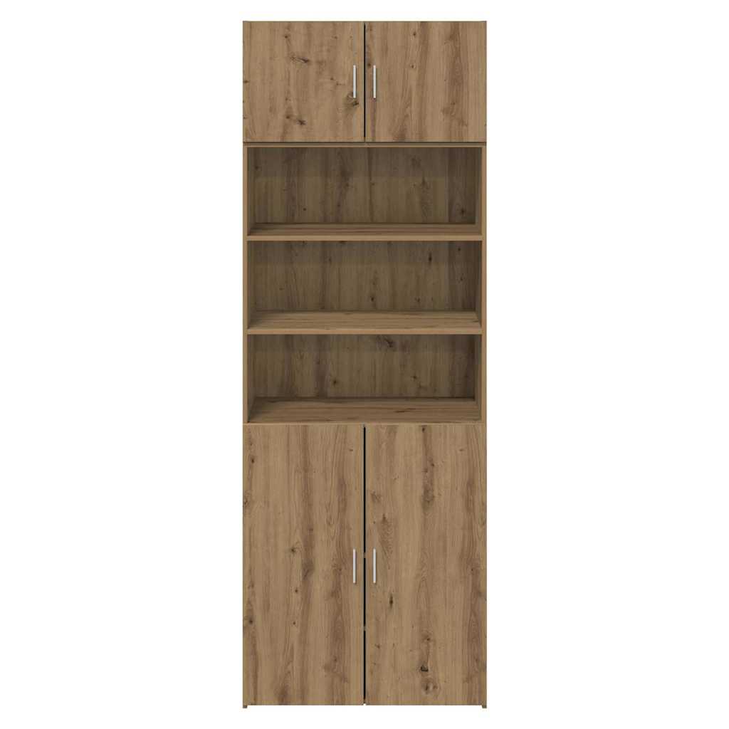 vidaXL Storage Cabinet Artisan Oak 80 x 42.5 x 225 cm Engineered Wood 6