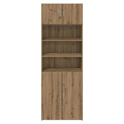 vidaXL Storage Cabinet Artisan Oak 80 x 42.5 x 225 cm Engineered Wood 6