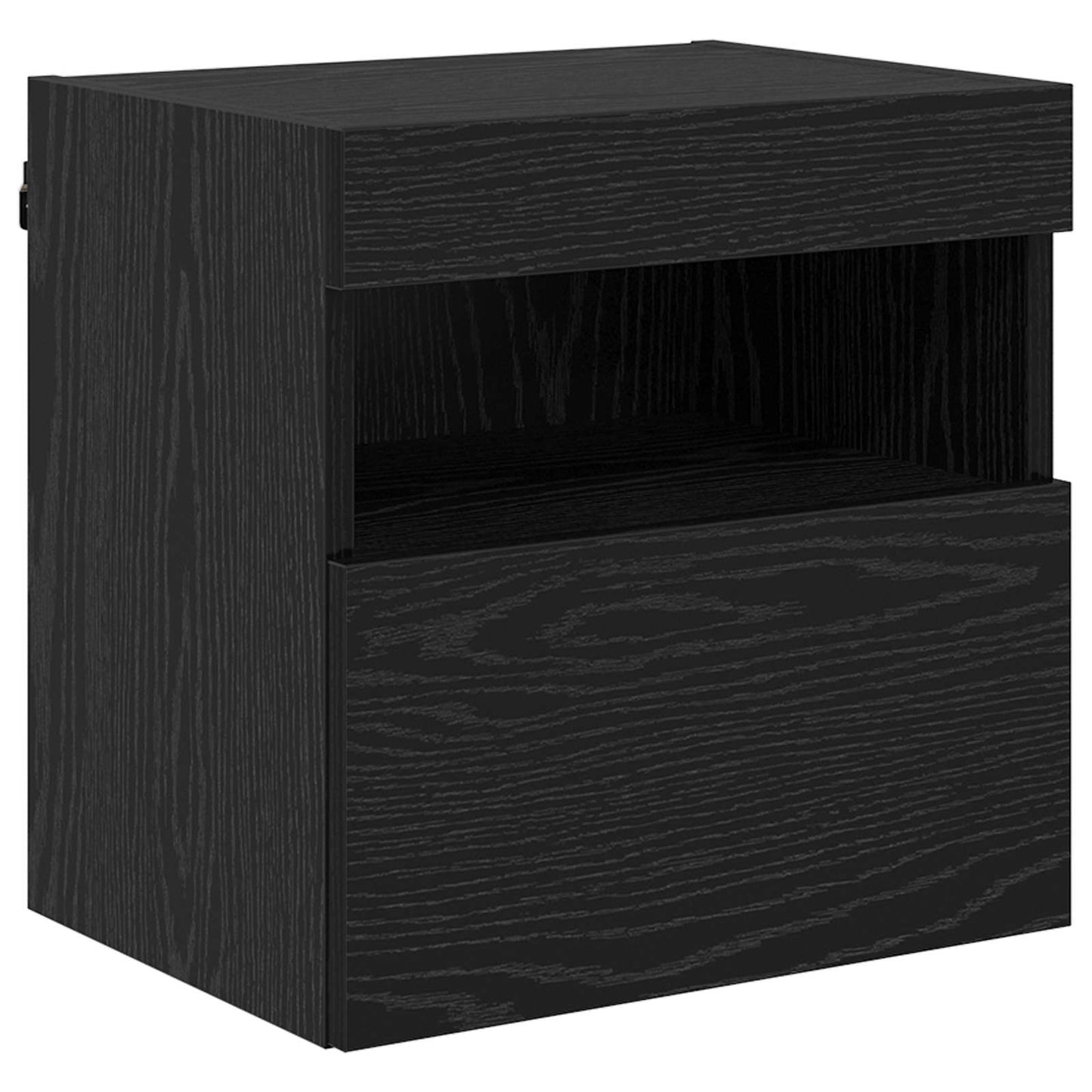 vidaXL TV Wall Units 6 pcs Black Oak Engineered Wood 6
