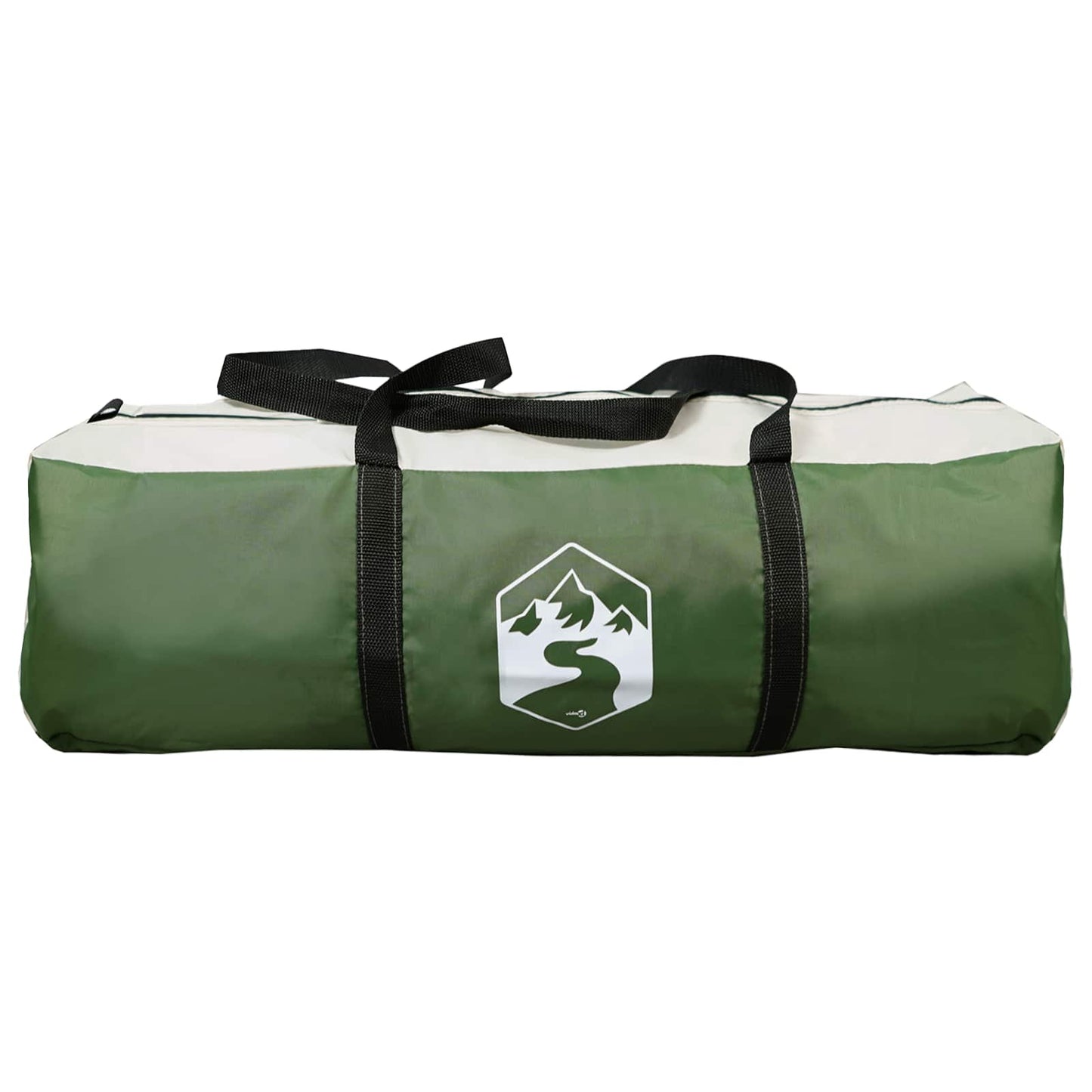 vidaXL Family Tent 18-Person Green 185T Polyester with PU Coating 6