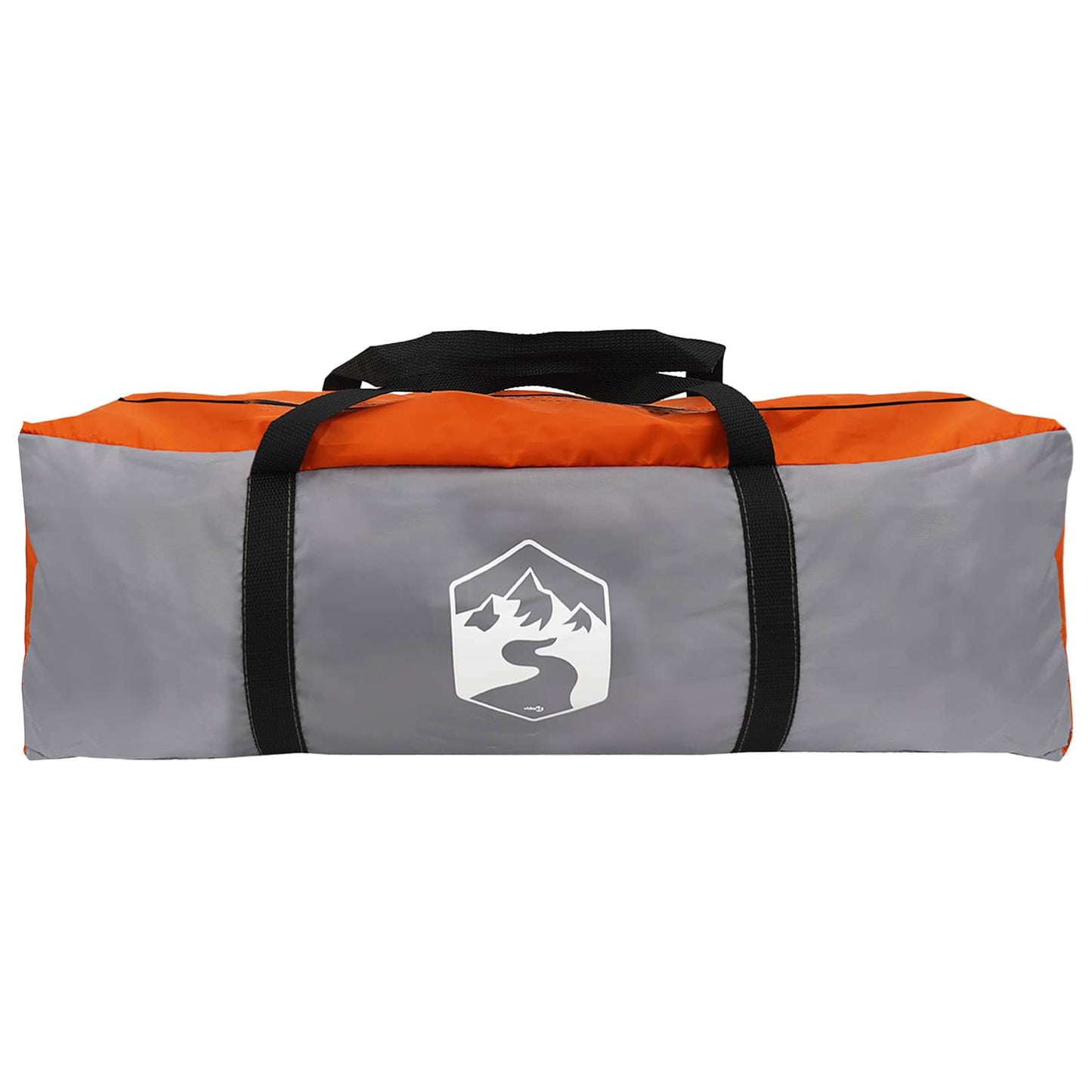 vidaXL Family Tent 18-Person Grey and Orange 6