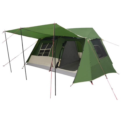 vidaXL Tunnel Tent Green 400 x 278 x 182 cm 2