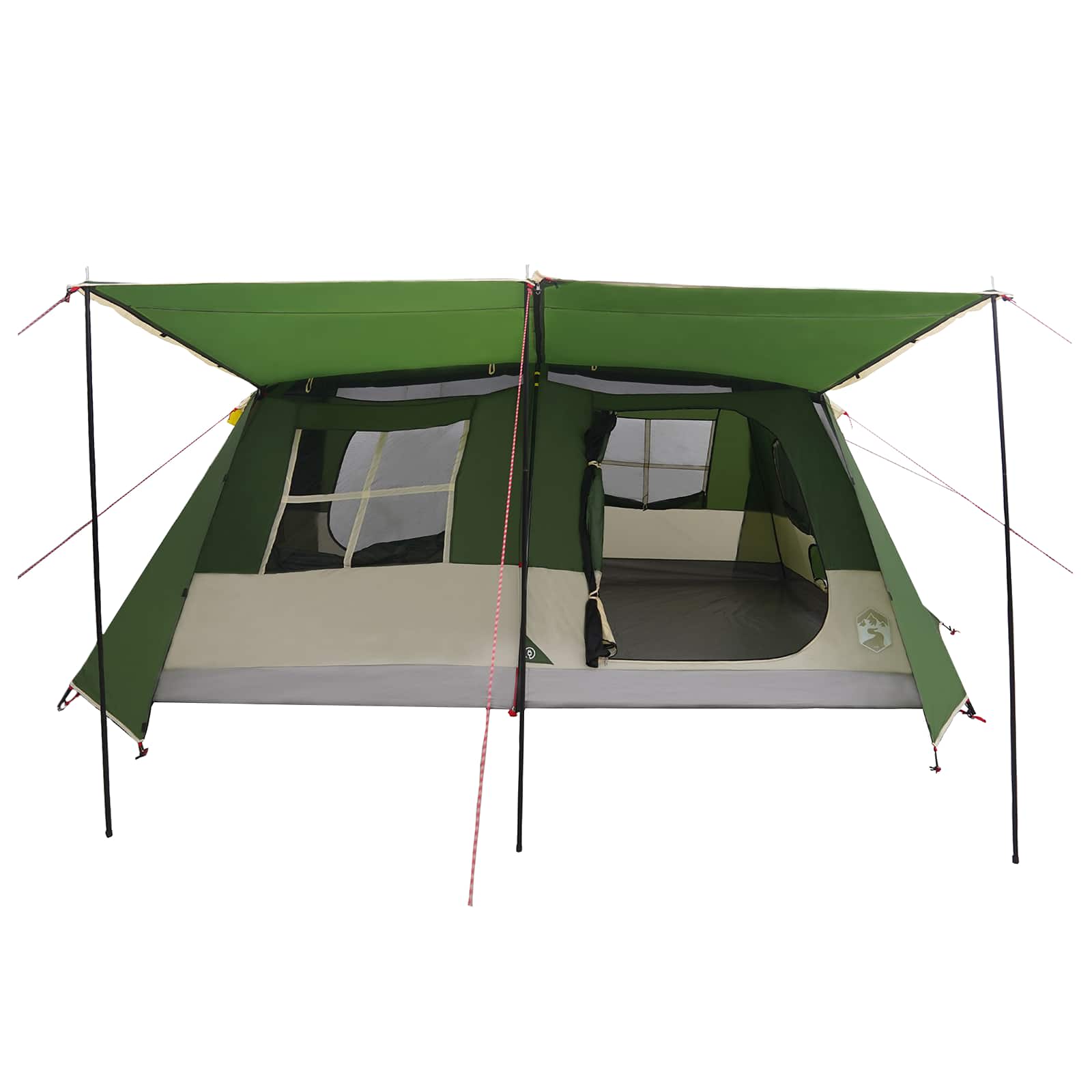 vidaXL Tunnel Tent Green 400 x 278 x 182 cm 4
