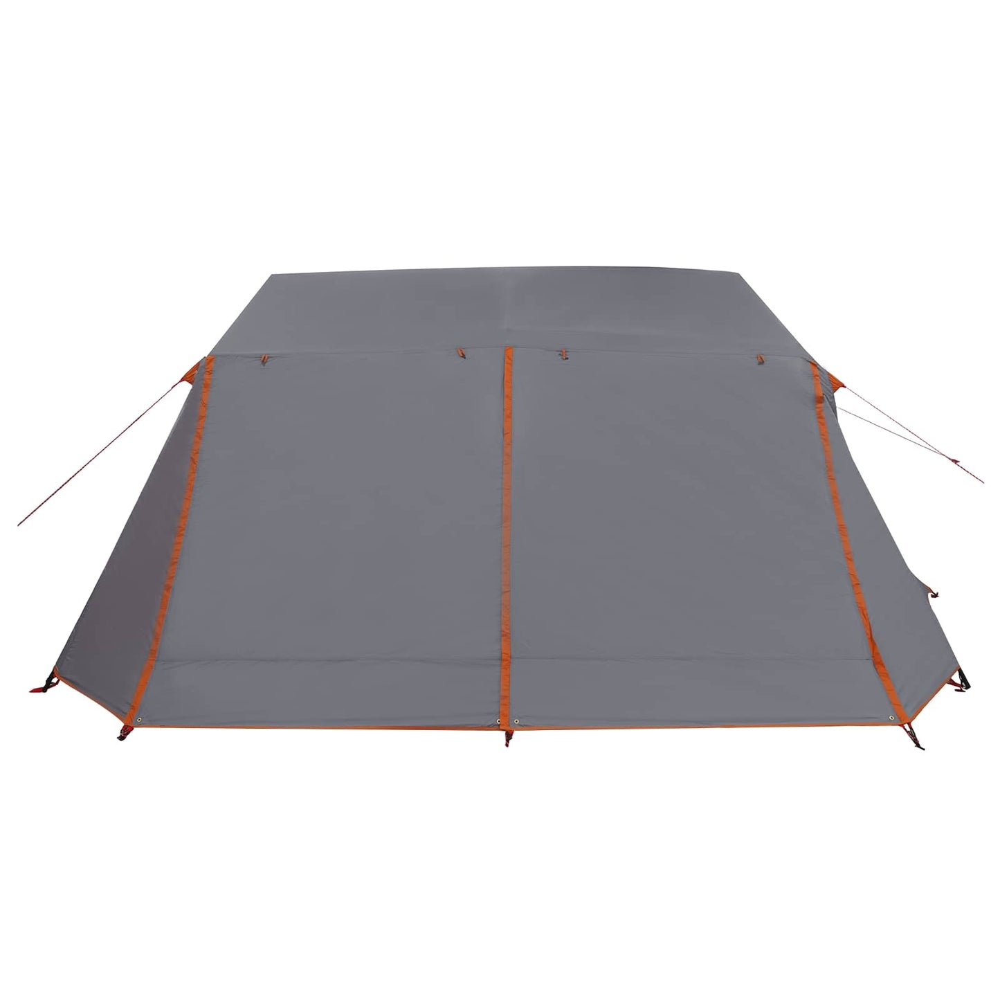 vidaXL Tunnel Tent Grey and Orange 400 x 278 x 182 cm 5