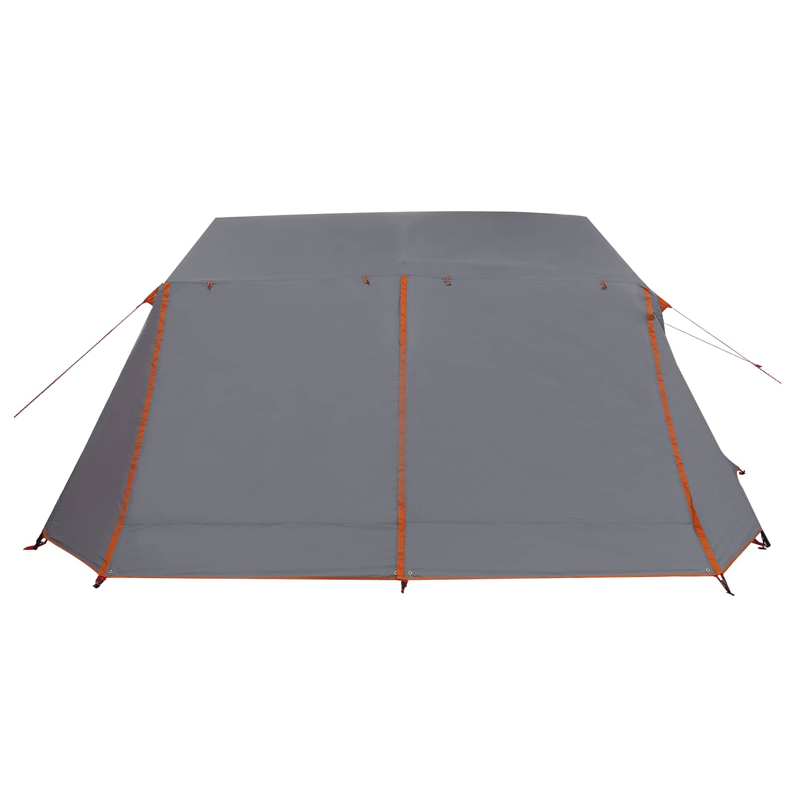 vidaXL Tunnel Tent Grey and Orange 400 x 278 x 182 cm 5