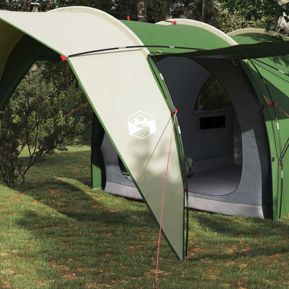 vidaXL Tunnel Tent 6-Person Green 185T Polyester with PU Coating 3
