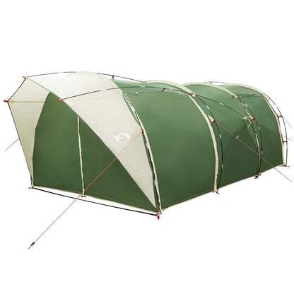 vidaXL Tunnel Tent 6-Person Green 185T Polyester with PU Coating 4
