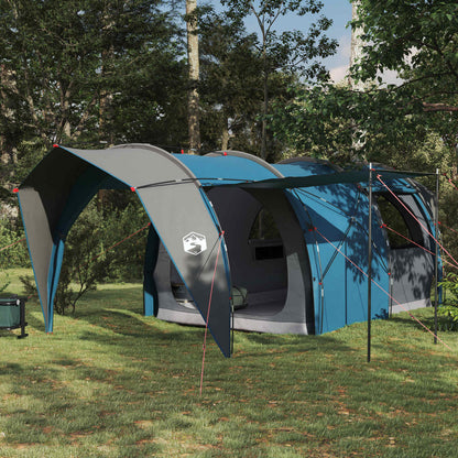 vidaXL Tunnel Tent 6-Person Blue 185T Polyester with PU Coating 1