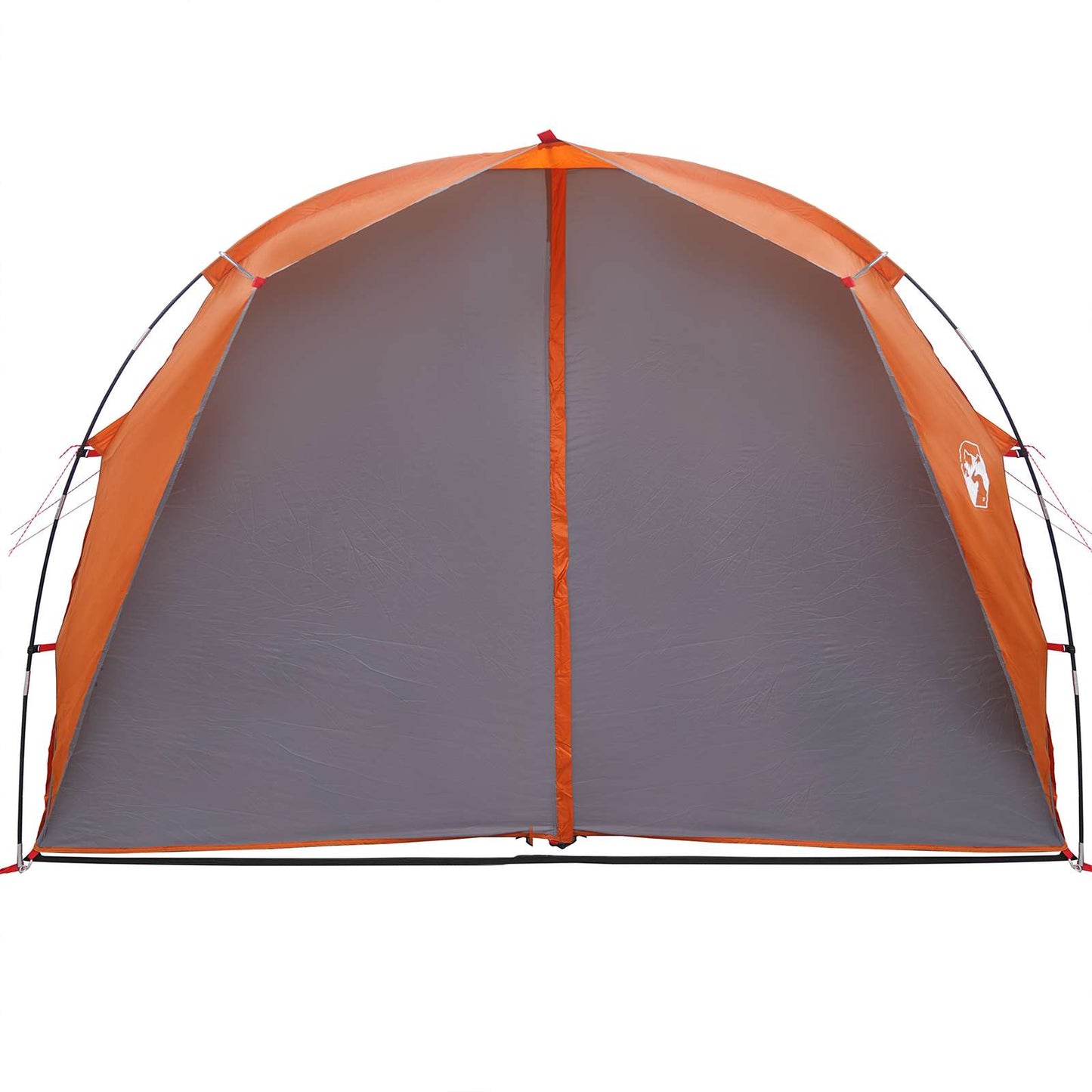 vidaXL Tunnel Tent 6-Person Grey and Orange 6