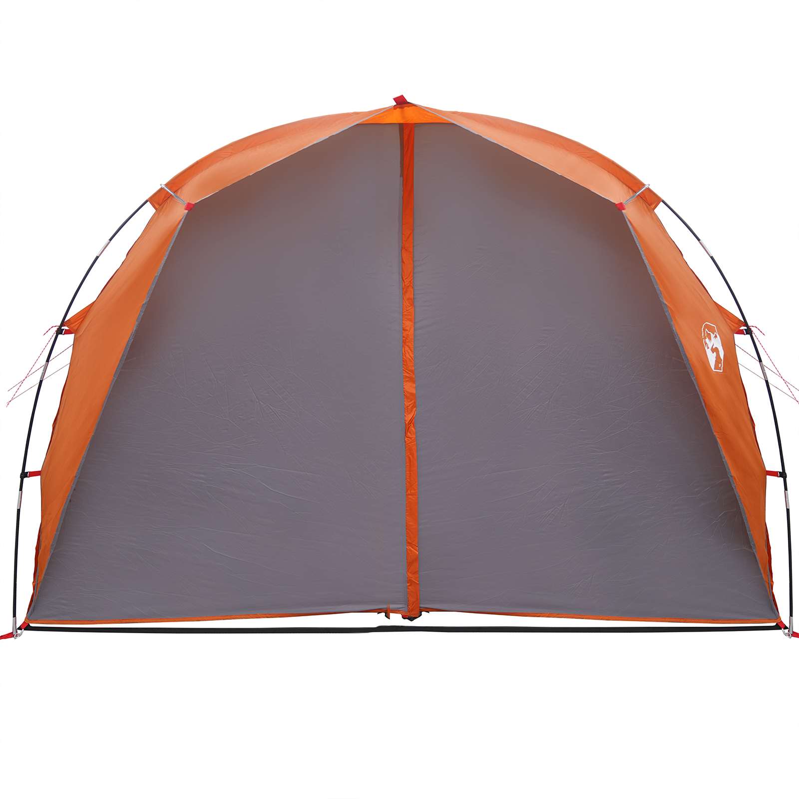 vidaXL Tunnel Tent 6-Person Grey and Orange 6