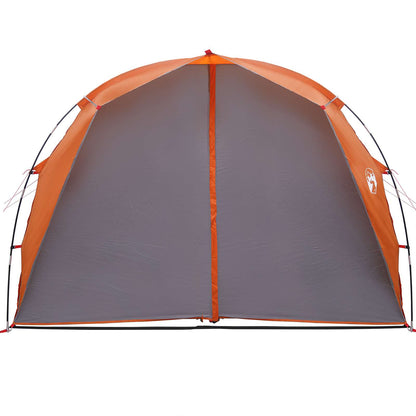 vidaXL Tunnel Tent 6-Person Grey and Orange 6