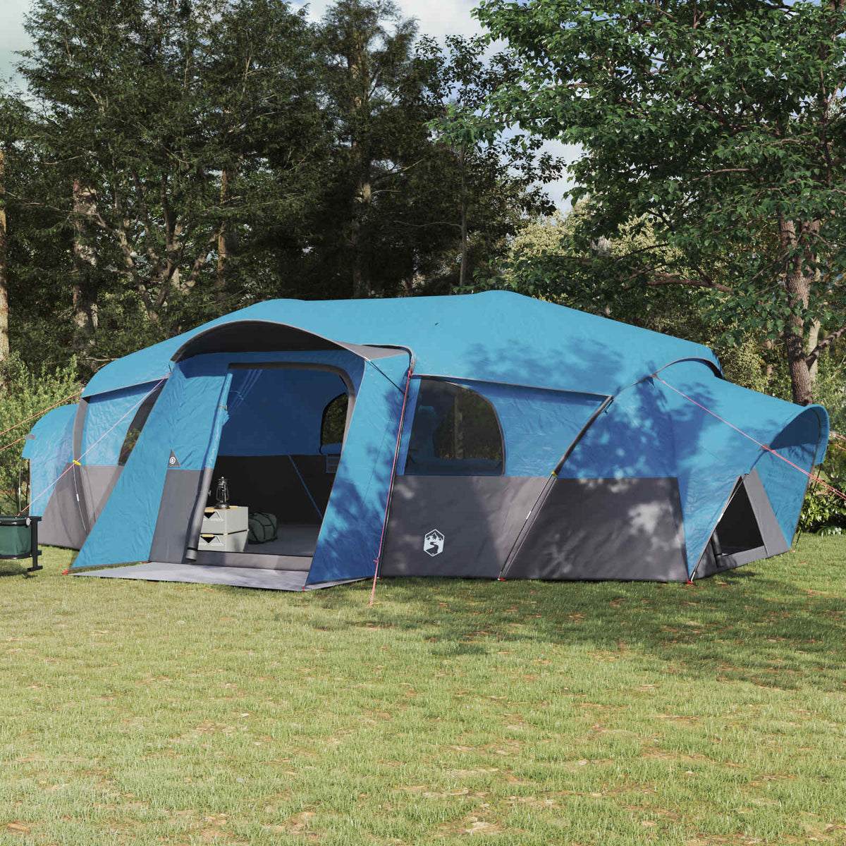 vidaXL Family Tent with Rainfly Water-resistant 18-Person Blue 1