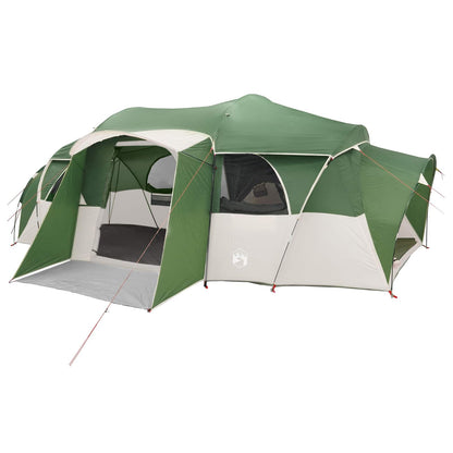 vidaXL Family Tent with Rainfly Water-resistant 10-Person Green 2