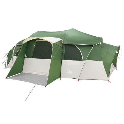vidaXL Family Tent with Rainfly Water-resistant 10-Person Green 3