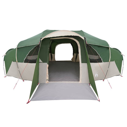 vidaXL Family Tent with Rainfly Water-resistant 10-Person Green 4