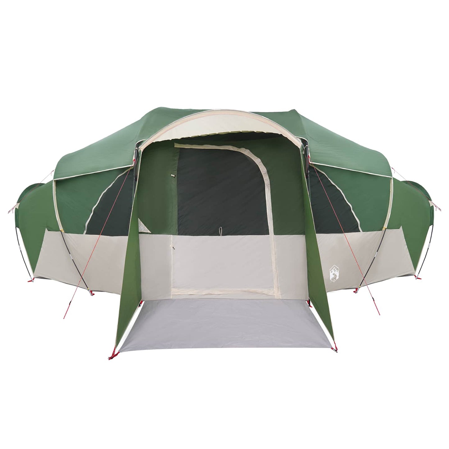 vidaXL Family Tent with Rainfly Water-resistant 10-Person Green 5
