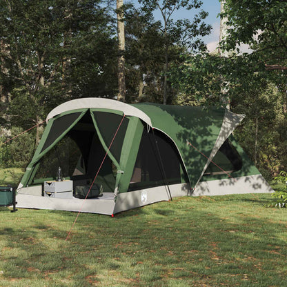 vidaXL Family Tent 14-Person Green 185T Polyester with PU Coating 1