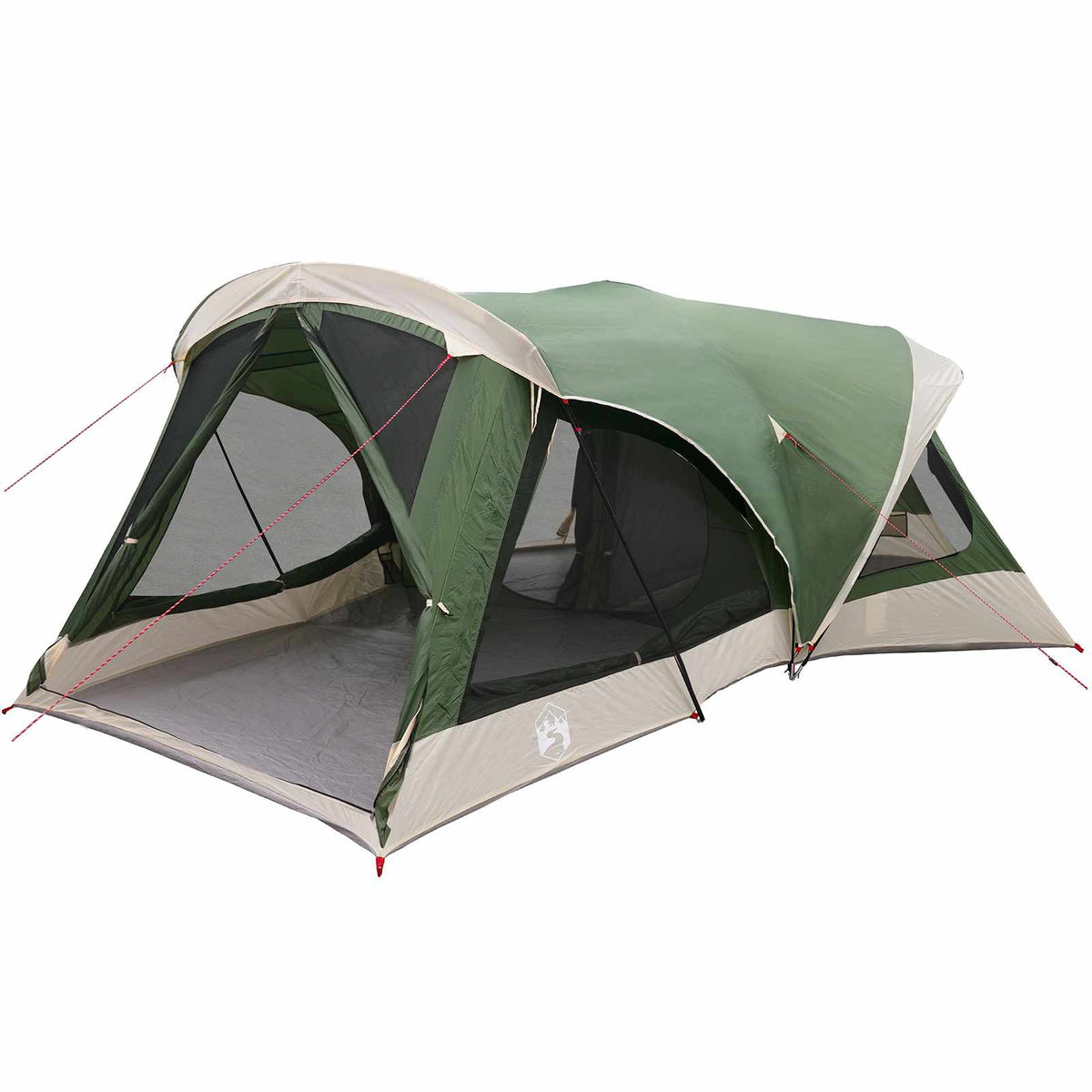 vidaXL Family Tent 14-Person Green 185T Polyester with PU Coating 2