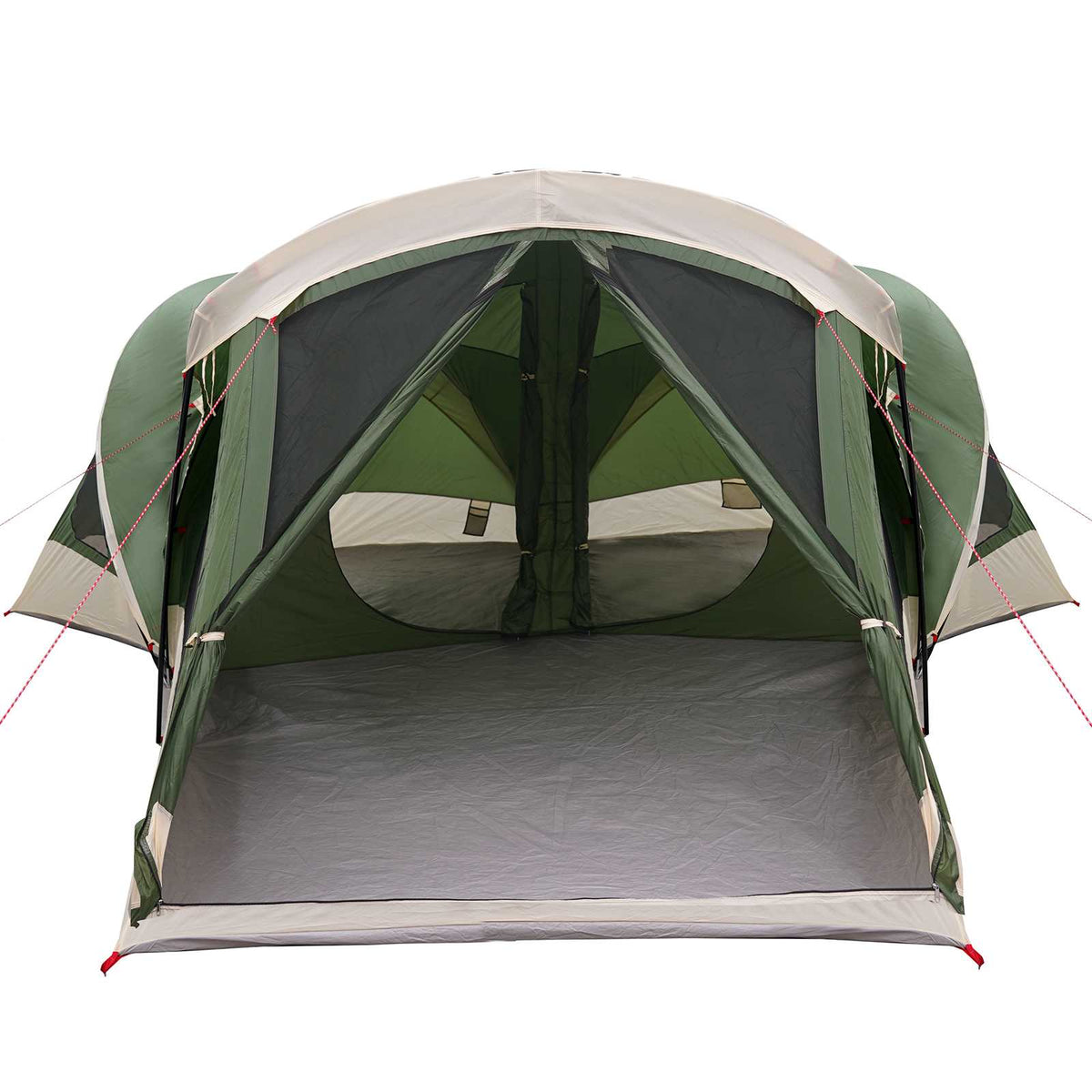 vidaXL Family Tent 14-Person Green 185T Polyester with PU Coating 5
