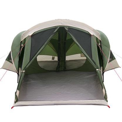 vidaXL Family Tent 14-Person Green 185T Polyester with PU Coating 5