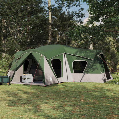 vidaXL Family Tent 14-Person Green 185T Polyester with PU Coating 1