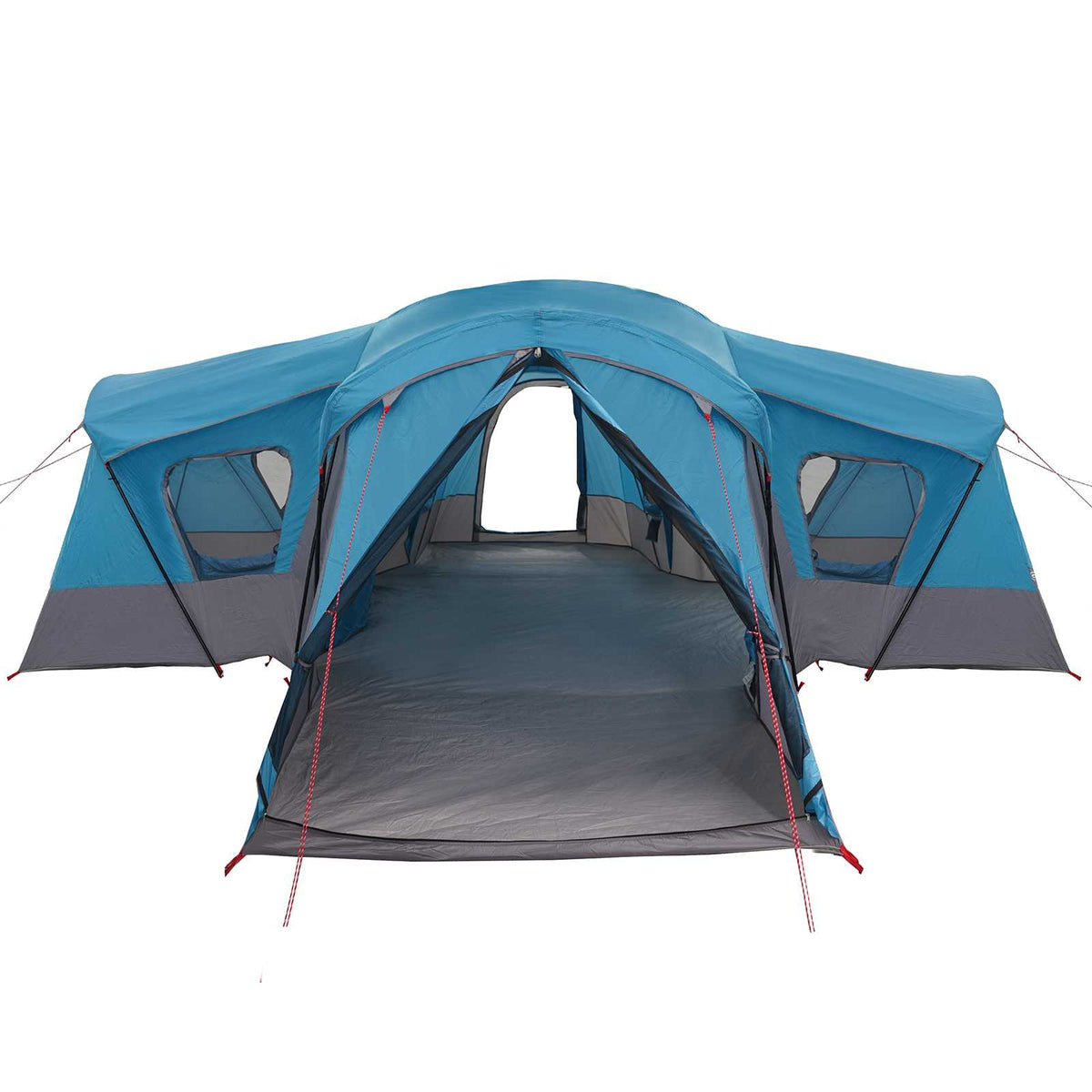 vidaXL Family Tent 14-Person Blue 185T Polyester with PU Coating 5