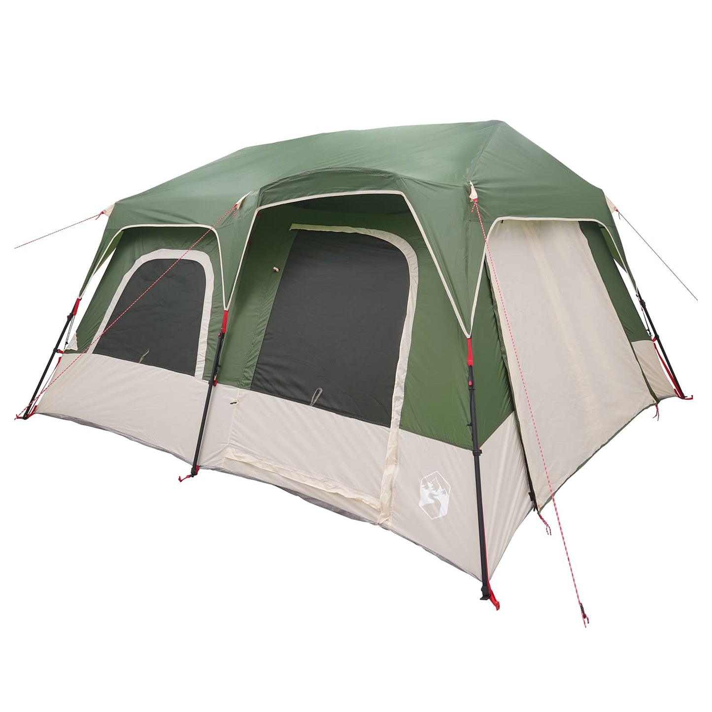 vidaXL Instant Tent 8-Person Green 185T Polyester with PU Coating 3