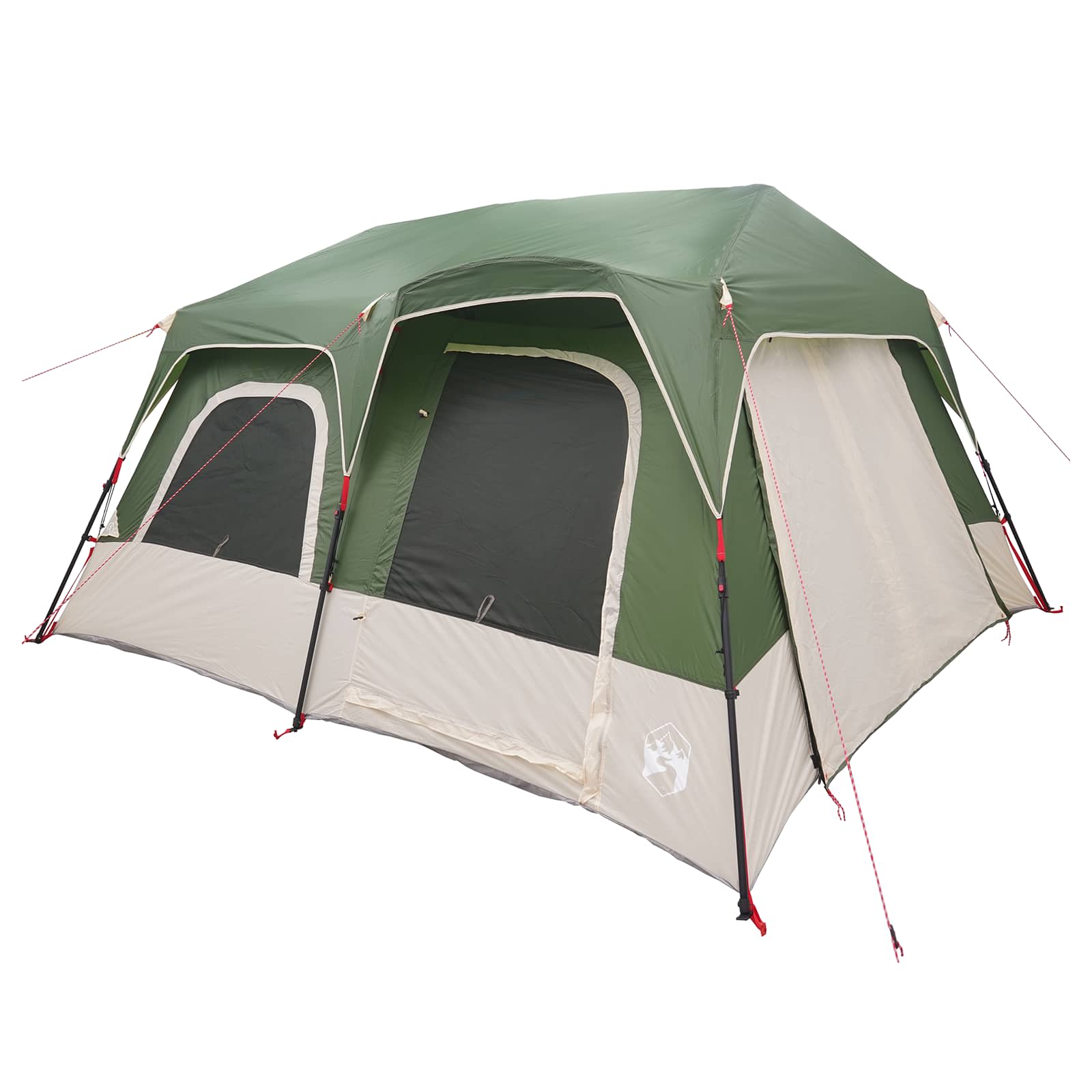 vidaXL Instant Tent 8-Person Green 185T Polyester with PU Coating 3